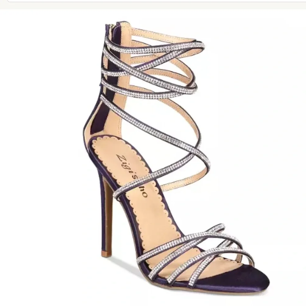 ZIGI SOHO BERNADETTE SHIMMERING DRESS SANDALS - Picture 3 of 3